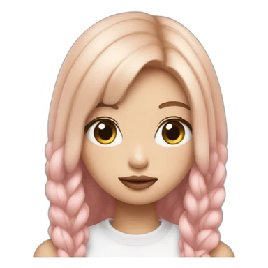 Jennie BLACKPINK looking realistic sticker