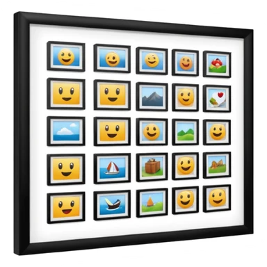 photos framed sticker