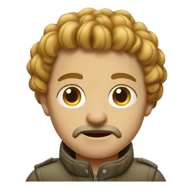 Tjej med en jacka sticker