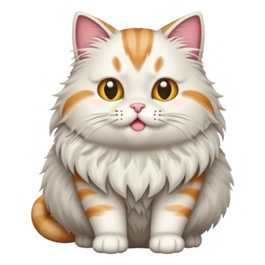 Cat pooping sticker