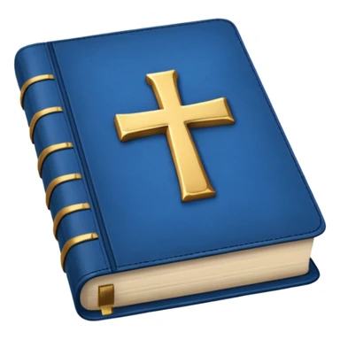 blue bible sticker