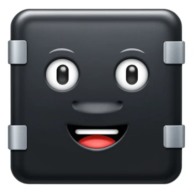 Black freezer sticker