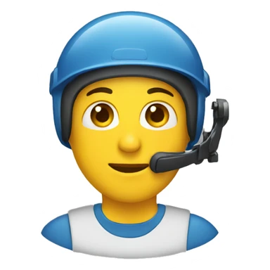 trabajadora con casco sticker