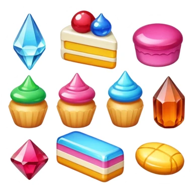 crystal clear sweets sticker