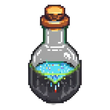 Magic potion bottle sticker