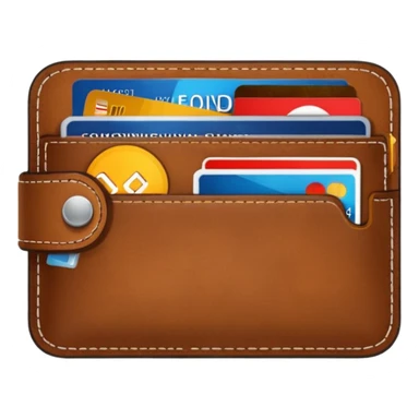 wallet credit card sticker