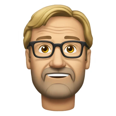 Klopp dizzy head sticker