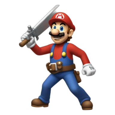 killing mario sticker