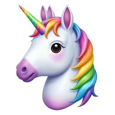 Un unicornio vomitando sticker