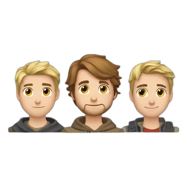Florian, Bastien, Valentin sticker