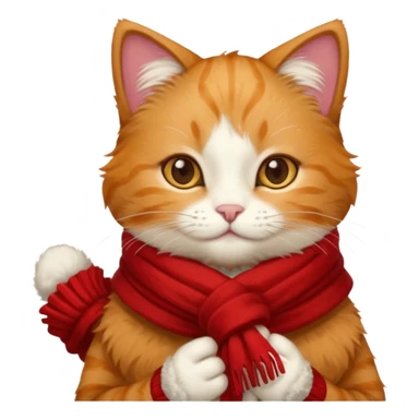 catin winter outfit sticker