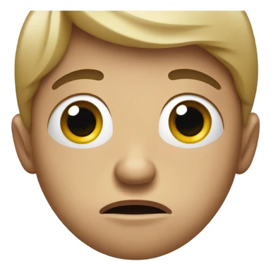 A disturbed face  sticker