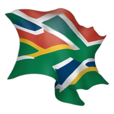 South Africa flag sticker