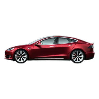 Tesla voitur sticker