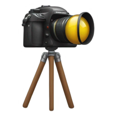 the back side of the camera is on legs sticker