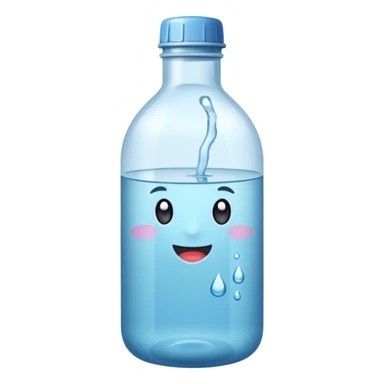 Botella de agua mineral sticker