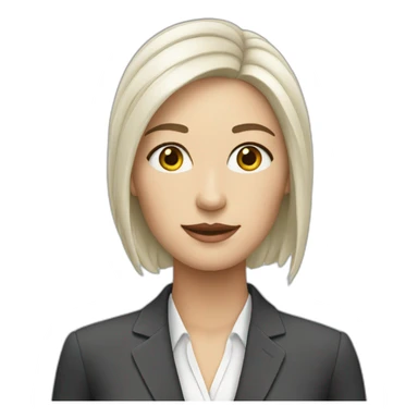 woman-white-skin-in-suit sticker
