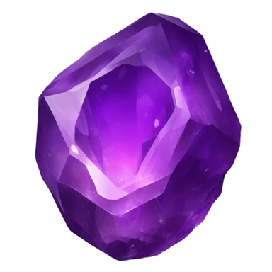 amethyst chunk gem sticker