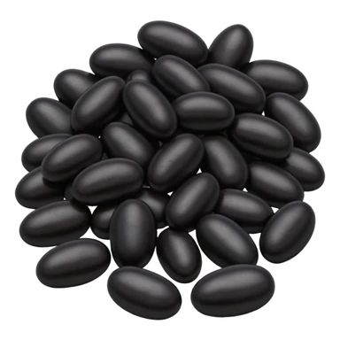 Black Beans sticker