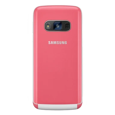 Pinkorangewhite samsung phone sticker