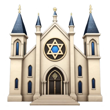 jewish synagogue dark aesthetic gothic architecture sticker