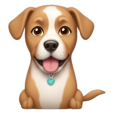 Pregnant dog sticker