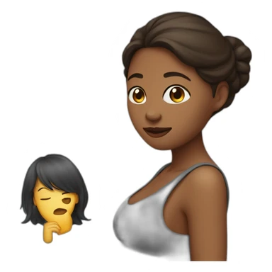 Femme enceinte sticker