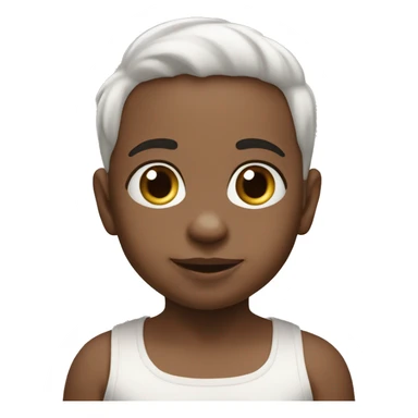 White Baby ￼￼ sticker