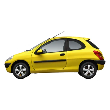 Voiture 206 Peugeot  sticker