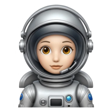 astonaut robot copilot sticker