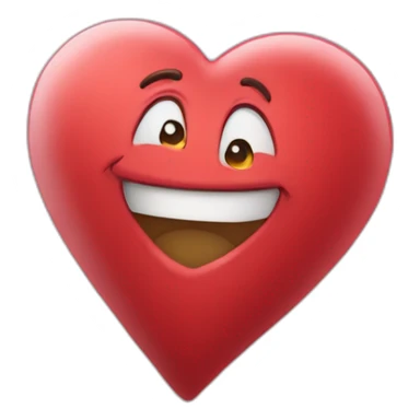 clenching heart sticker