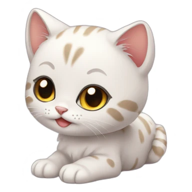 little baby cat cute sticker