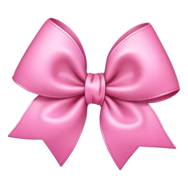 Pink clean girl bow sticker