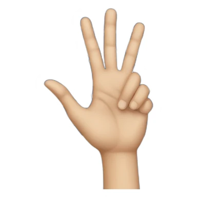 Israel flag and Hand peace sticker