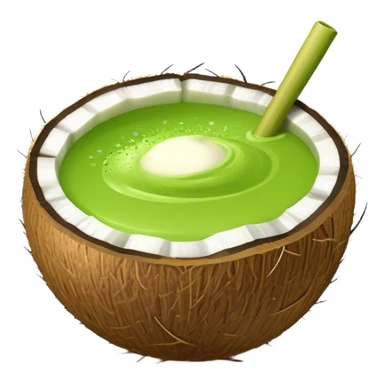 Coconut Matcha sticker