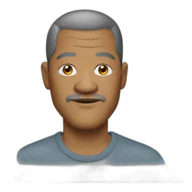 laurence-fishburne cartoon wearing shirt sticker