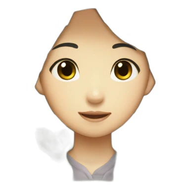 anime gardener asian girl sticker