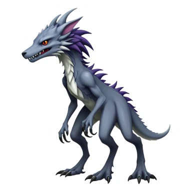 Edgy Eldritch Vernid-Sergal full body sticker