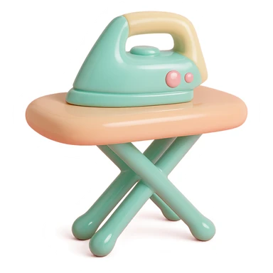 iron and ironing board sticker