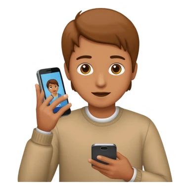 телефон играет в человека как в телефон sticker