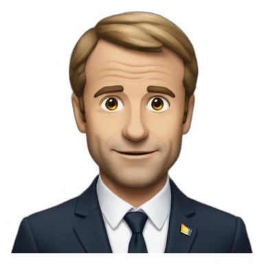Macron qui Ken brigit sticker
