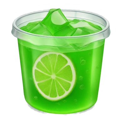 lime jell-o sticker