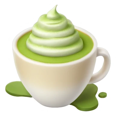 matcha latte  sticker