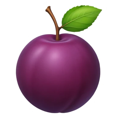 Plum sticker