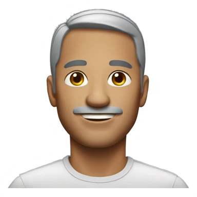mature good looking male with short hair sticker