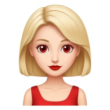 Flirty secretary in dress sticker