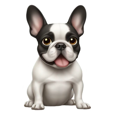 French bulldog passing gas sticker