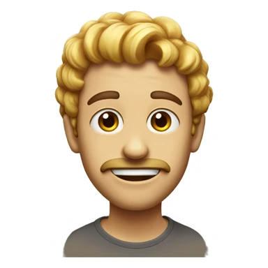 the man ate something tasty sticker