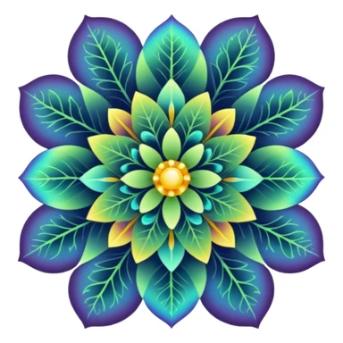 campo morfogenetico - fractal sticker