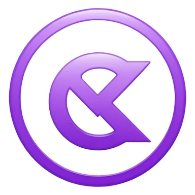 -18 symbol branco e roxo sticker